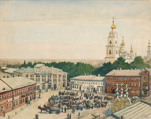 Шевченко В.К.  (по подписи). Городской пейзаж 